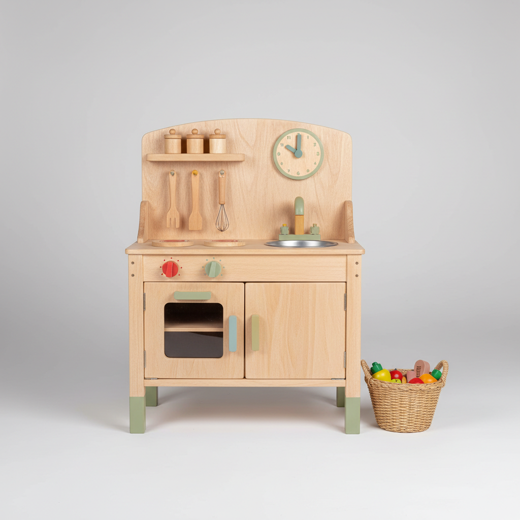 Childrens Wooden Play Kitchen | KSh 6,500 | KenyaAdvert