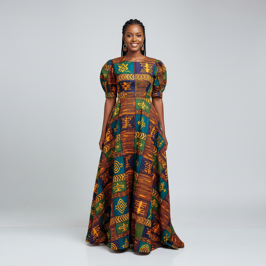 Designer African Print Dress | KSh 850 | KenyaAdvert