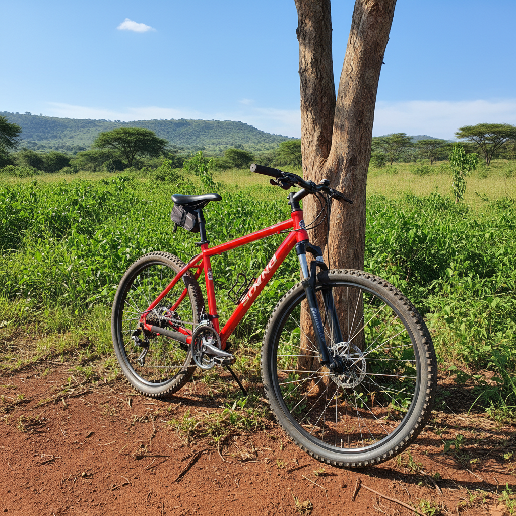 Hardly Used Mountain Bike 26 Inch Wheel Red Frame | KSh…
